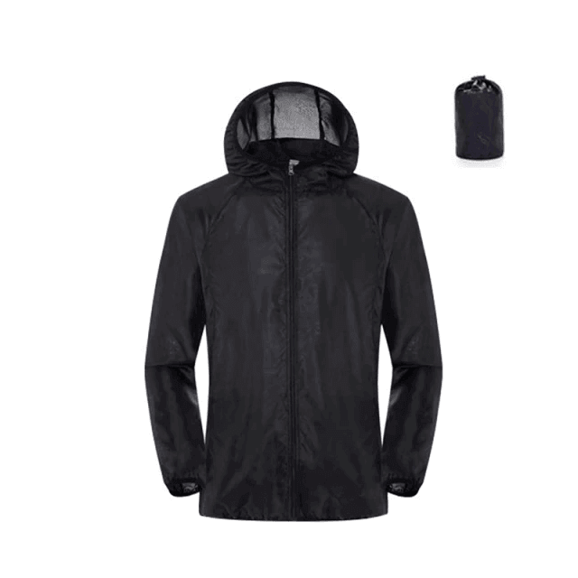 Veste Coupe-Vent Homme Imperméable Ultra Légère