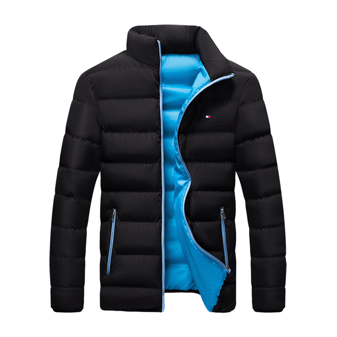 Veste Homme Casual d'Hiver à Capuche Intégrée