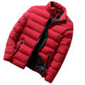 Veste Homme Casual d'Hiver à Capuche Intégrée