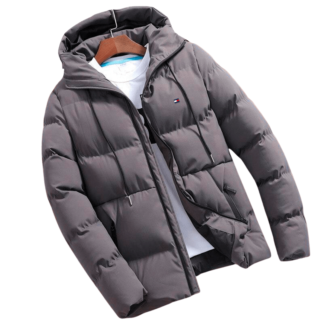Veste Homme Matelassée à Col Montant