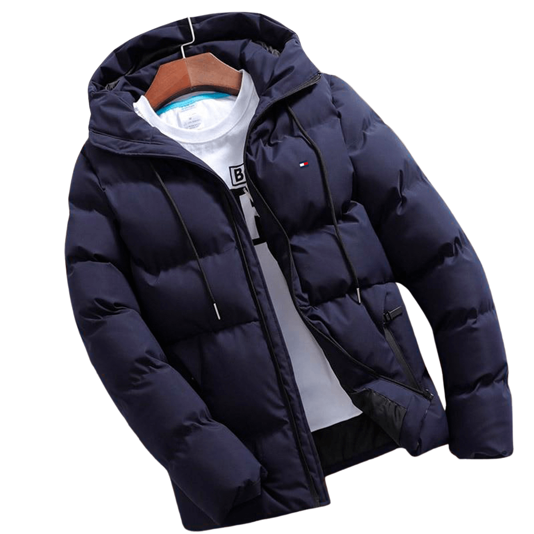Veste Homme Matelassée à Col Montant