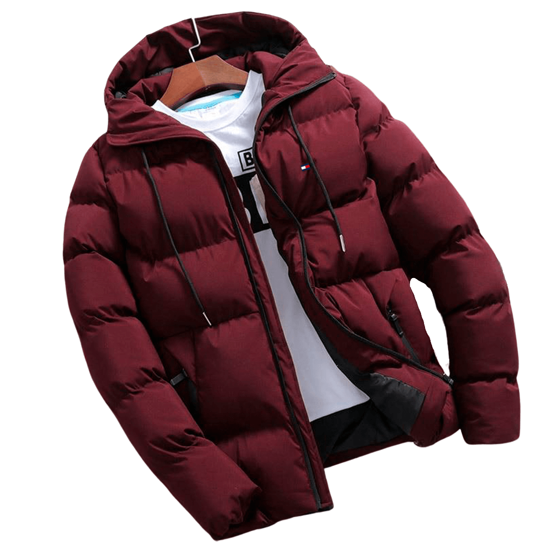Veste Homme Matelassée à Col Montant
