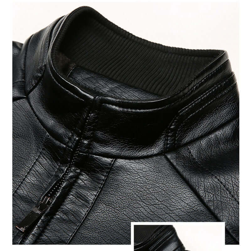 Veste Homme en Cuir Synthétique Élégante